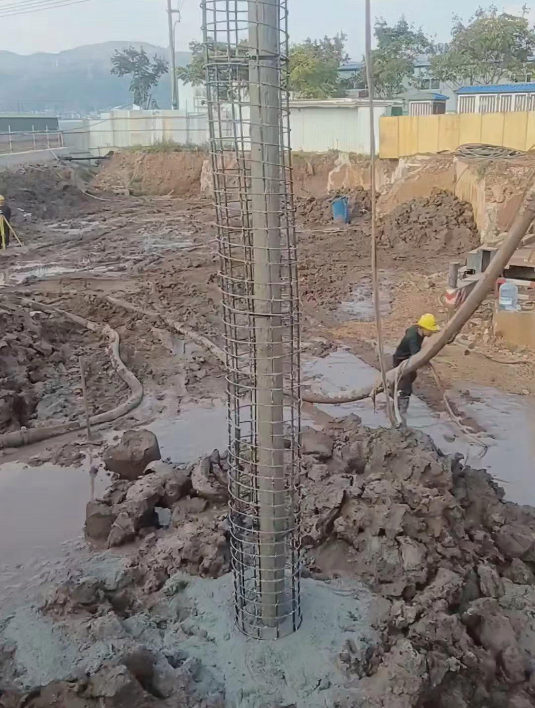 潍坊潍城区长螺旋钻孔压灌桩